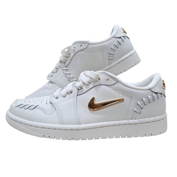 Nike Air Jordan 1 Method of Make Low Sail Metallic Gold Size 5.5 W FN5032-100 - Picture 1 of 11